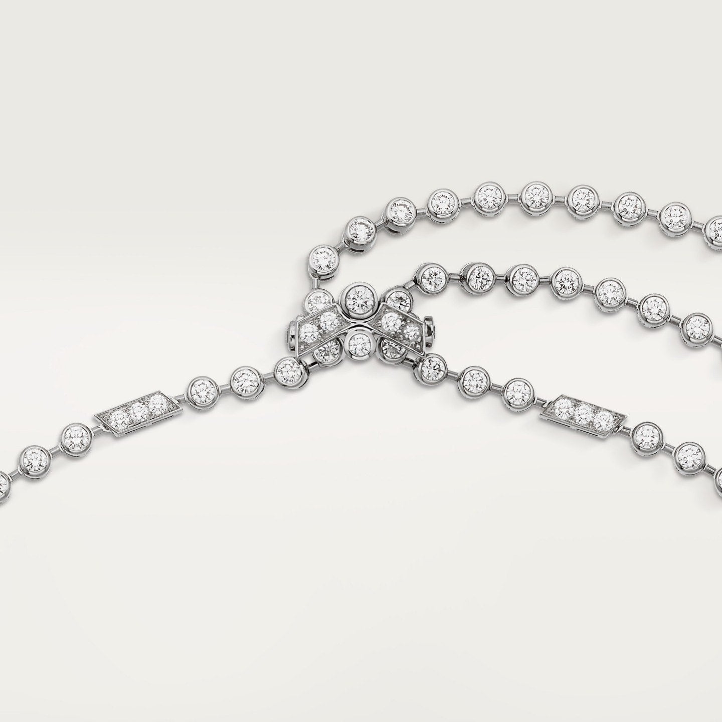 Sautoir Panthère de Cartier, saphir, grand modèle, pavé