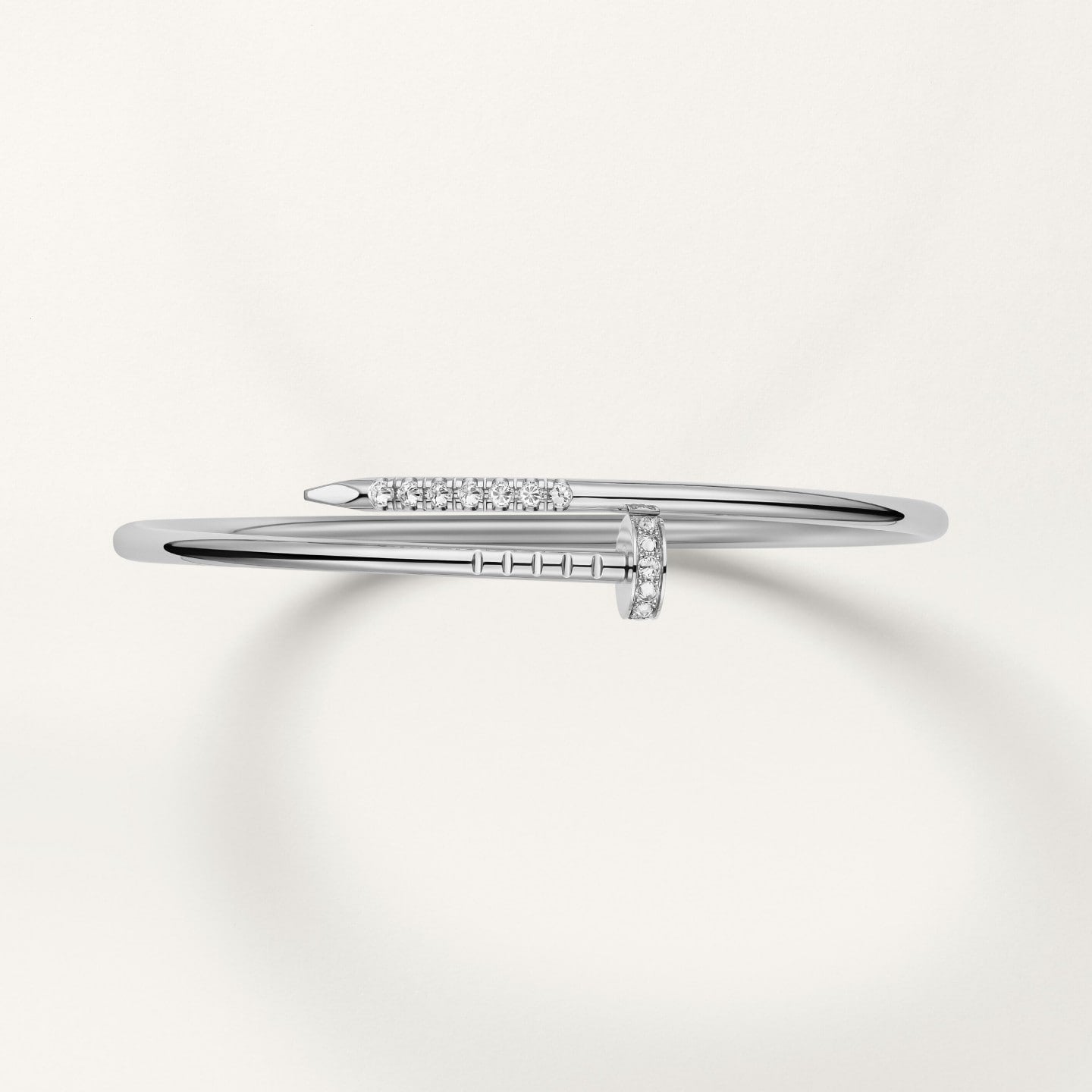Bracelet Juste un Clou, petit modèle, diamants serti inversé