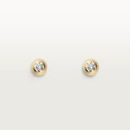 Puces d'oreilles Cartier d'Amour, 2 diamants taille brillant, petit modèle