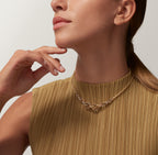 Collier Trinity, de forme coussin, moyen modèle