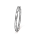 Bracelet Perlée diamants, 1 rang