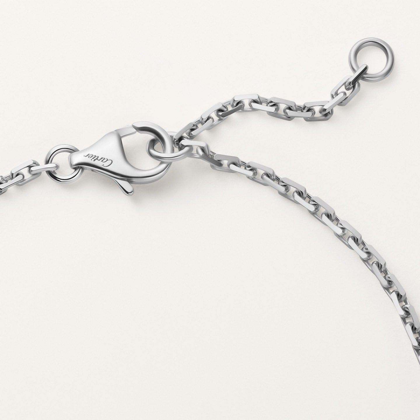 Bracelet LOVE, sur chaîne, semi-pavé