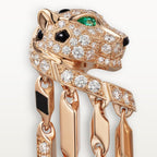 Boucles d'oreilles Panthère de Cartier, petit modèle, pavées