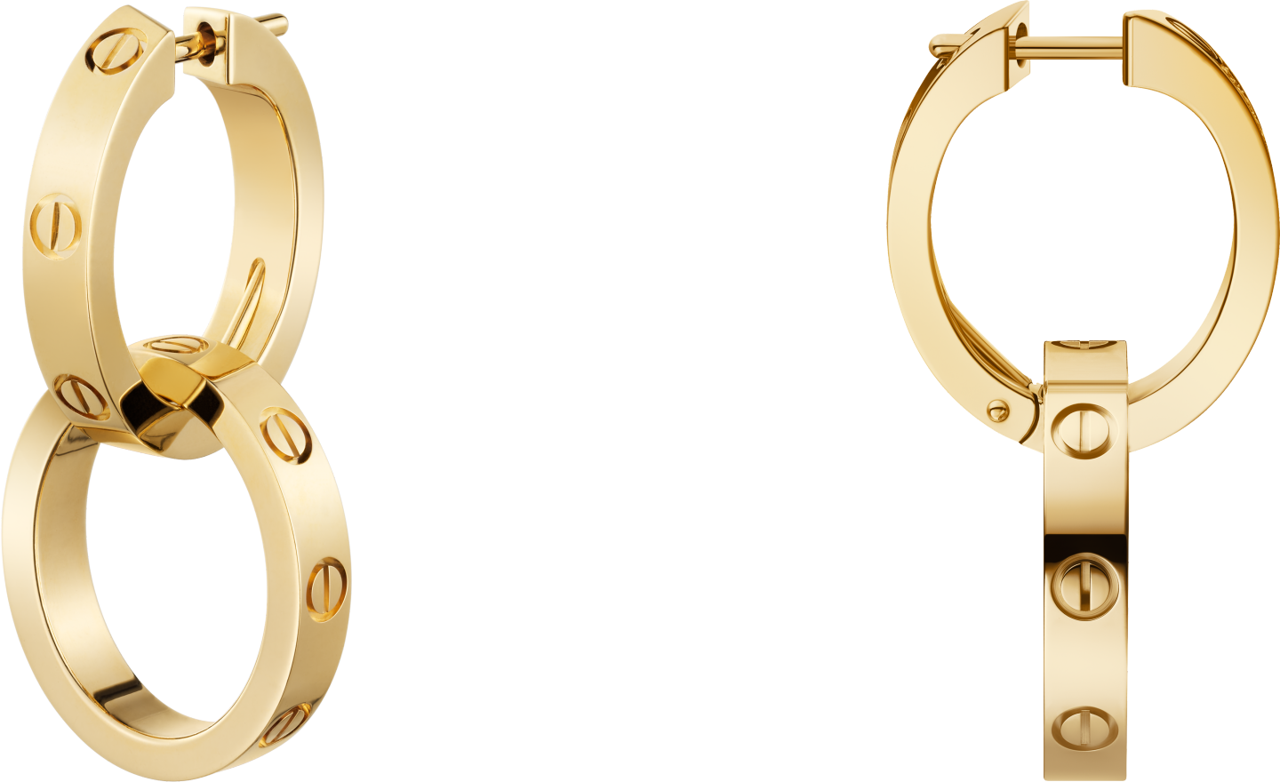 Boucles d'oreilles LOVE, multiportés