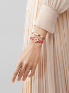 Bague Perlée perles d'or, moyen modèle