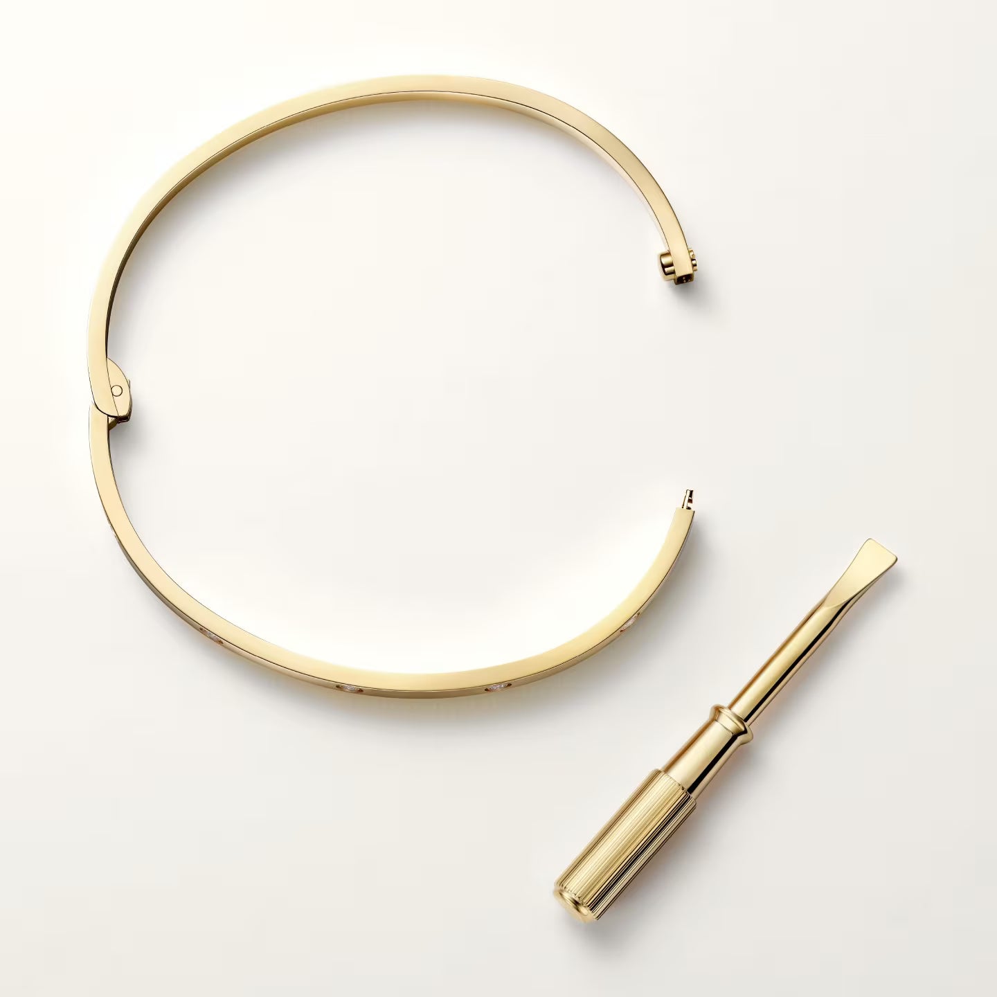 Bracelet LOVE, petit modèle, 10 diamants