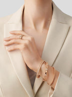 Bague Perlée perles d'or, moyen modèle