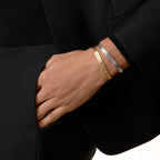 Bracelet LOVE, modèle classique, finition brossée