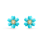 Boucles d’oreilles Rose de Noël, mini modèle