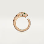Bague Panthère de Cartier, moyen modèle, pavée