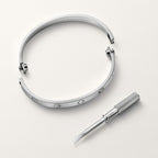 Bracelet LOVE, modèle classique, finition brossée