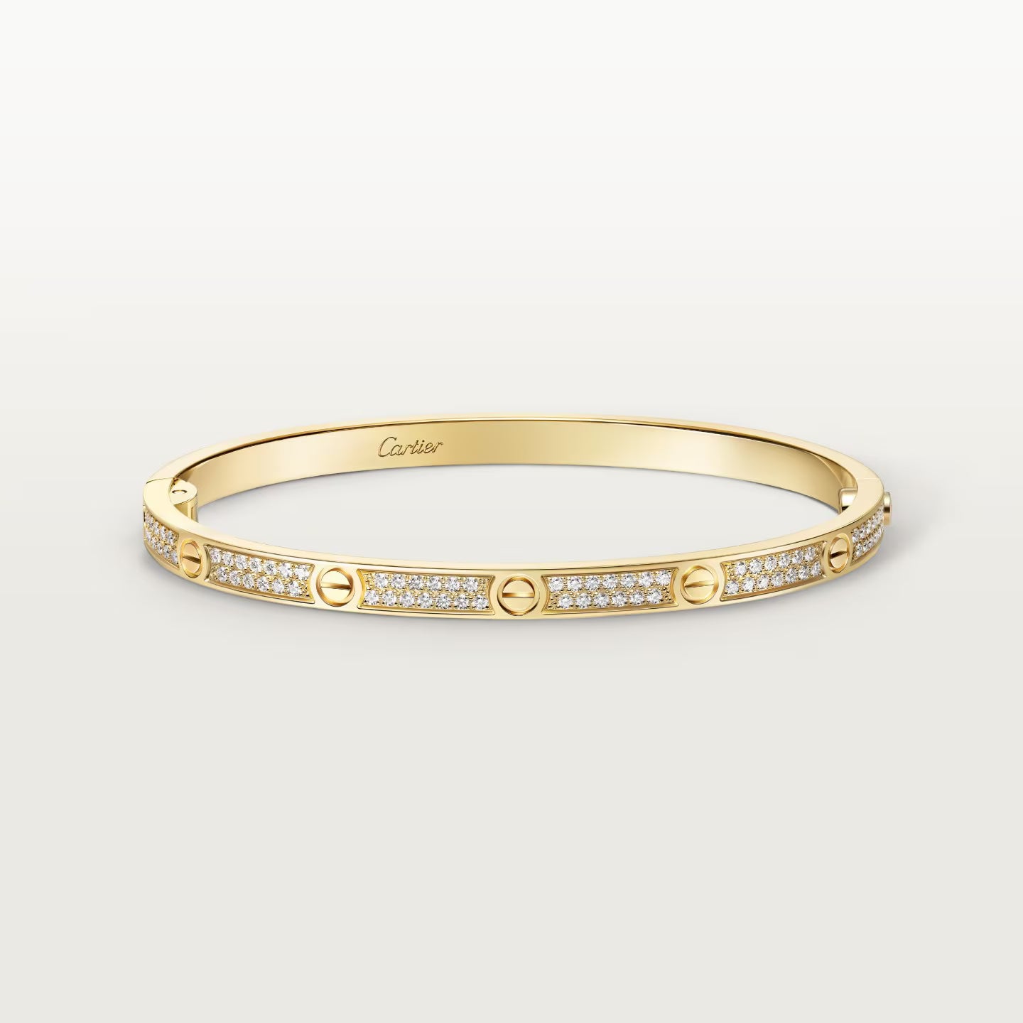 Bracelet LOVE, petit modèle, pavé
