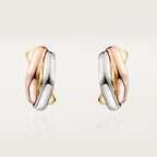 Boucles d'oreilles Trinity, de forme coussin