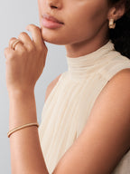 Bracelet Perlée diamants, 1 rang