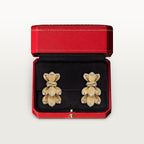 Boucles d'oreilles Grain de Café, diamants