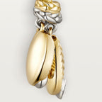 Boucles d'oreilles Grain de Café, diamants