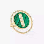 Bague malachite Lucky Move GM