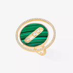 Bague malachite Lucky Move GM