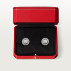 Puces d'oreilles Cartier d'Amour, 2 diamants taille brillant, pavées