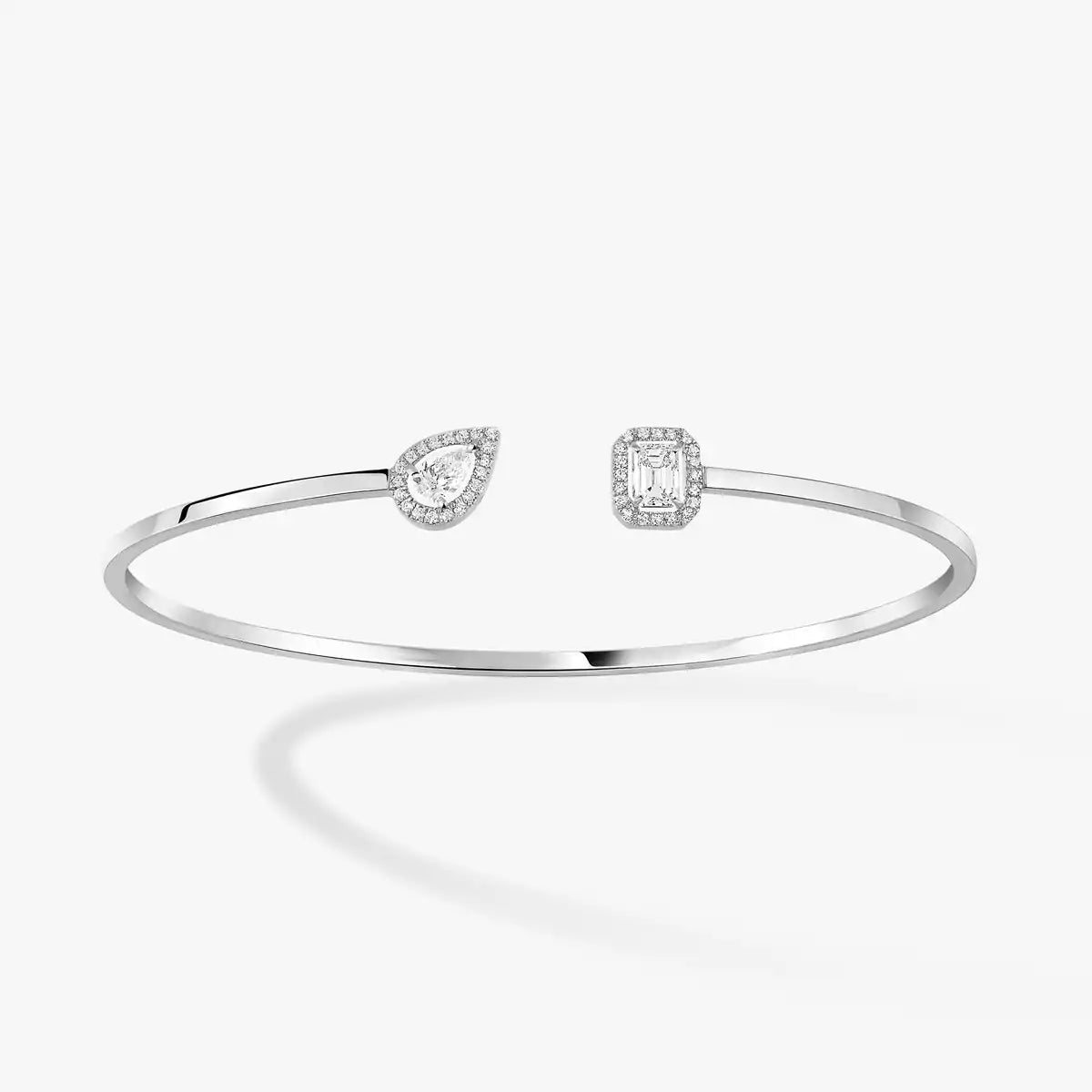 Jonc flex toi & moi My Twin 0,15ct x2
