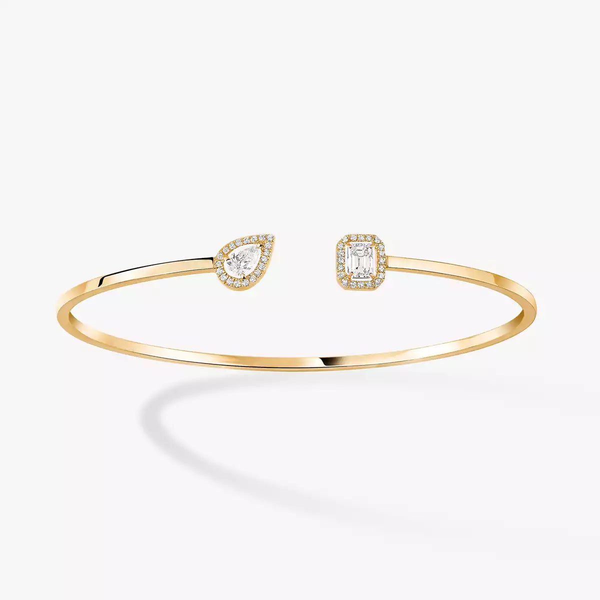 Jonc flex toi & moi My Twin 0,15ct x2