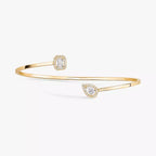 Jonc flex toi & moi My Twin 0,15ct x2