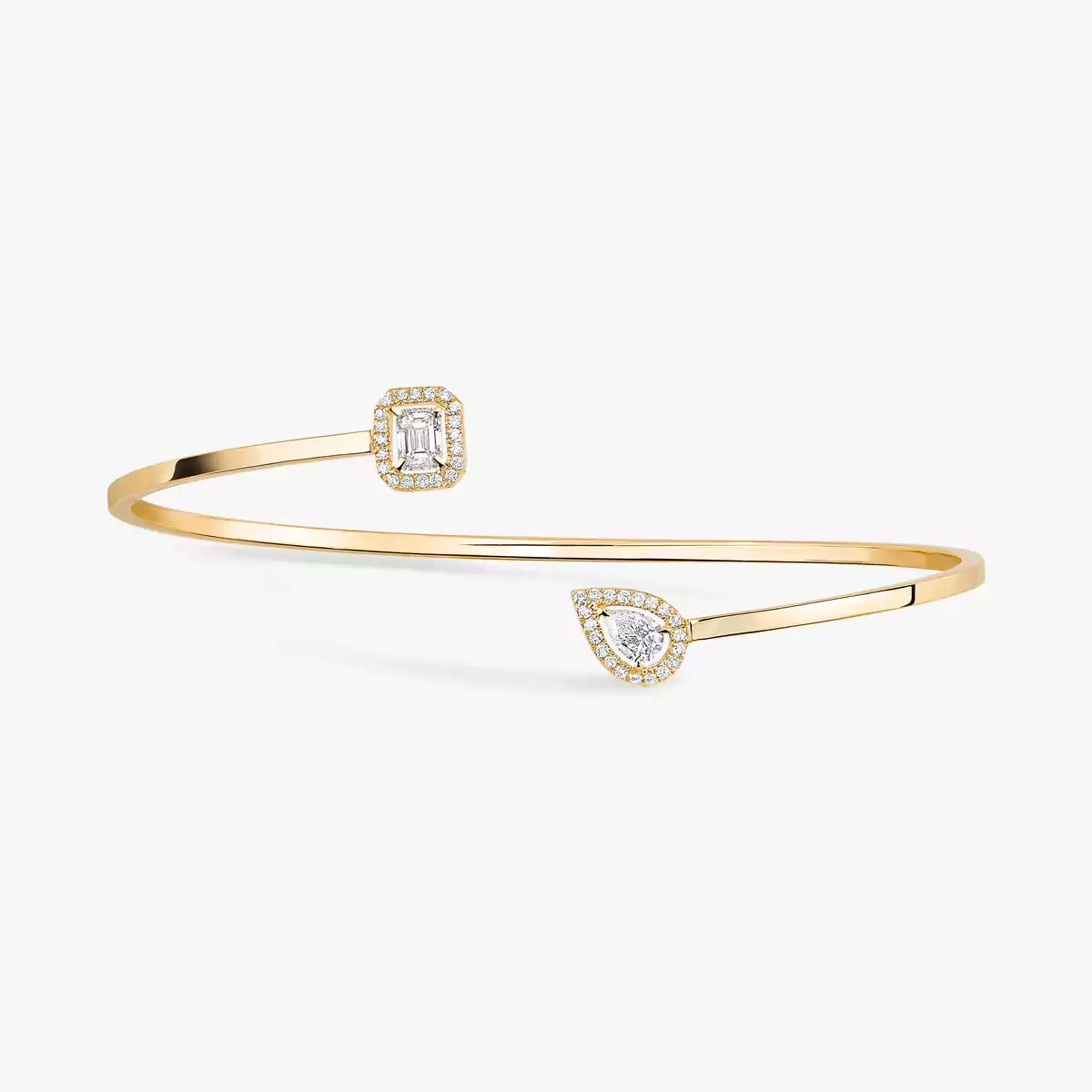 Jonc flex toi & moi My Twin 0,15ct x2