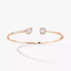 Jonc flex toi & moi My Twin 0,15ct x2
