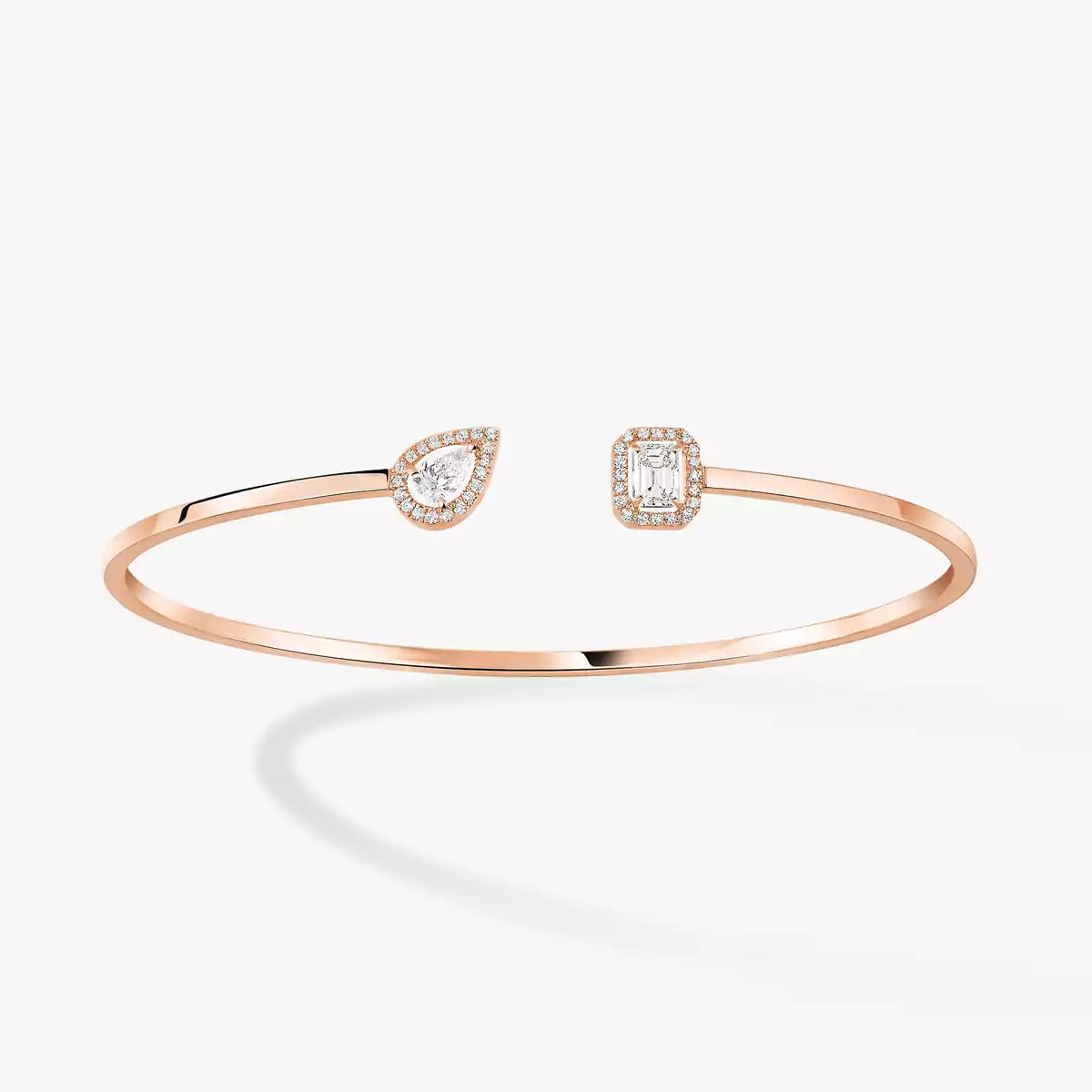 Jonc flex toi & moi My Twin 0,15ct x2