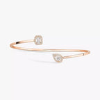 Jonc flex toi & moi My Twin 0,15ct x2