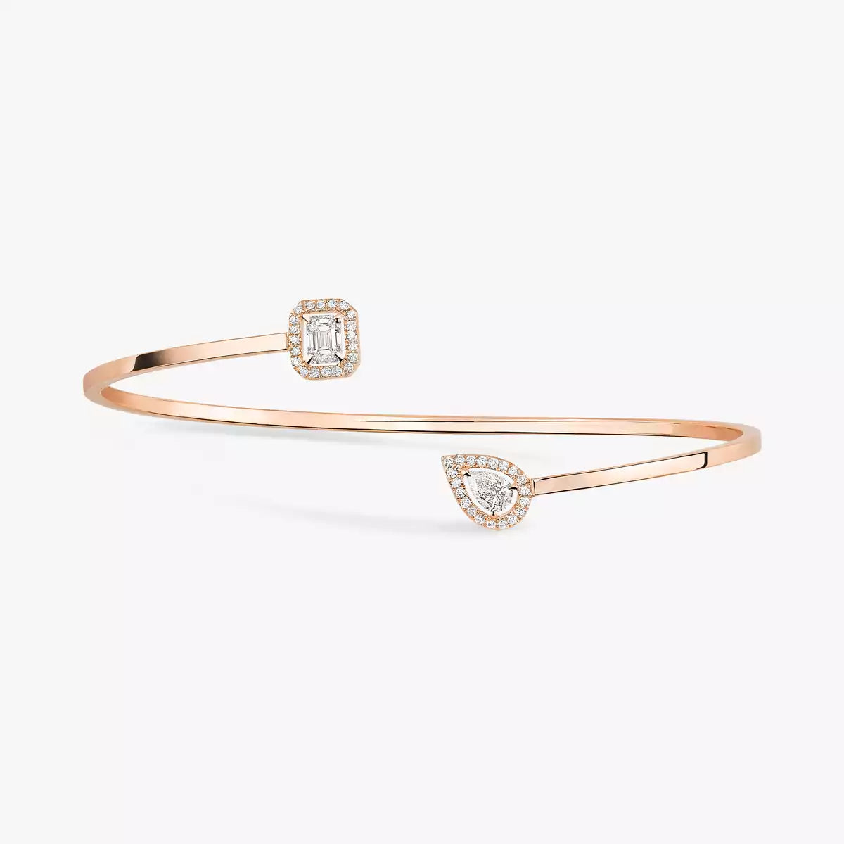 Jonc flex toi & moi My Twin 0,15ct x2