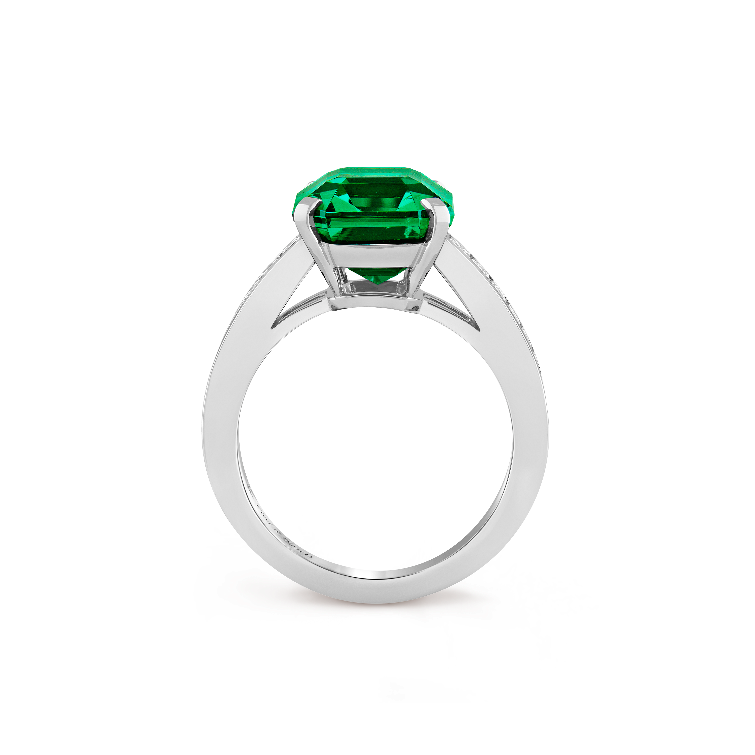 Solitaire Menuet Emeraude 5,66 cts
