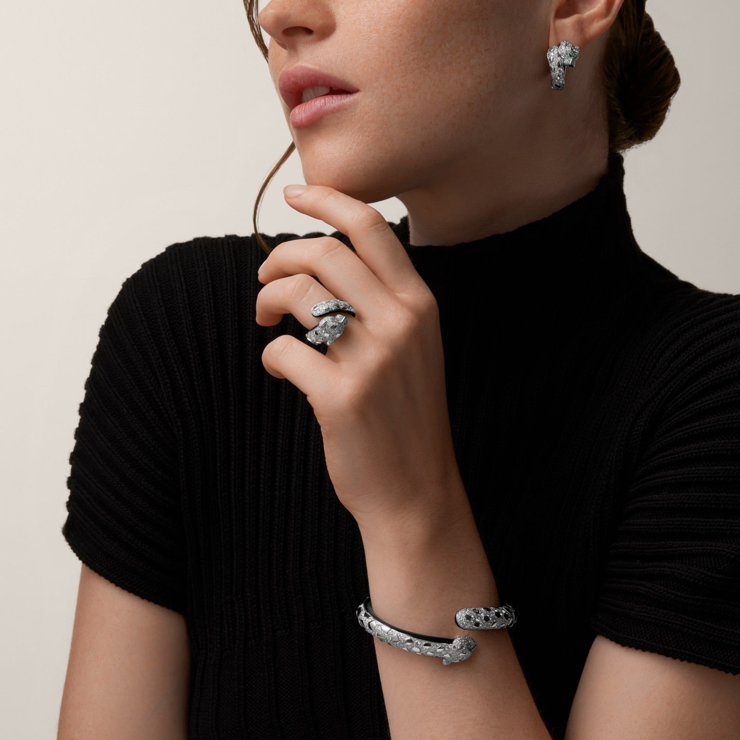 Boucles d'oreilles Panthère de Cartier