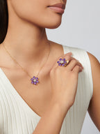 Bague Fleurs d'Hawaï