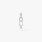Mono boucle d'oreille pavée Move Uno