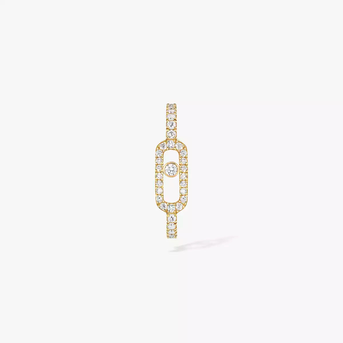 Mono boucle d'oreille pavée Move Uno
