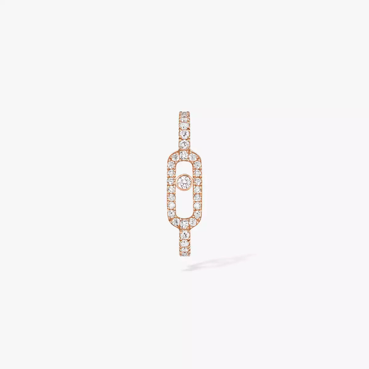 Mono boucle d'oreille pavée Move Uno