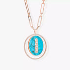 Sautoir turquoise Lucky Move GM