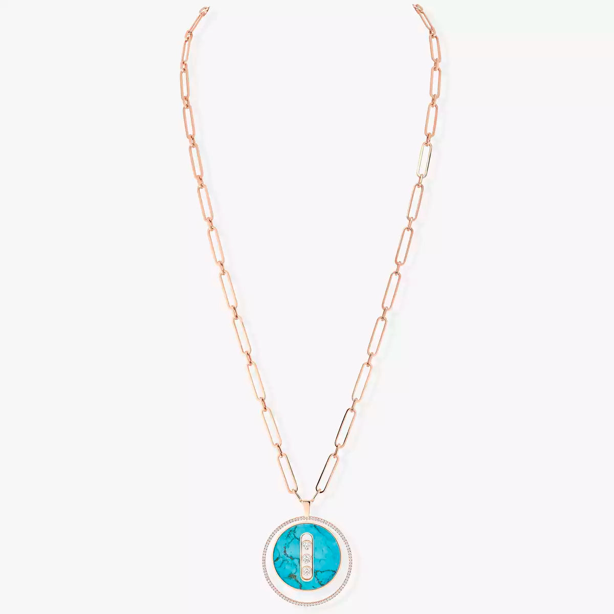 Sautoir turquoise Lucky Move GM