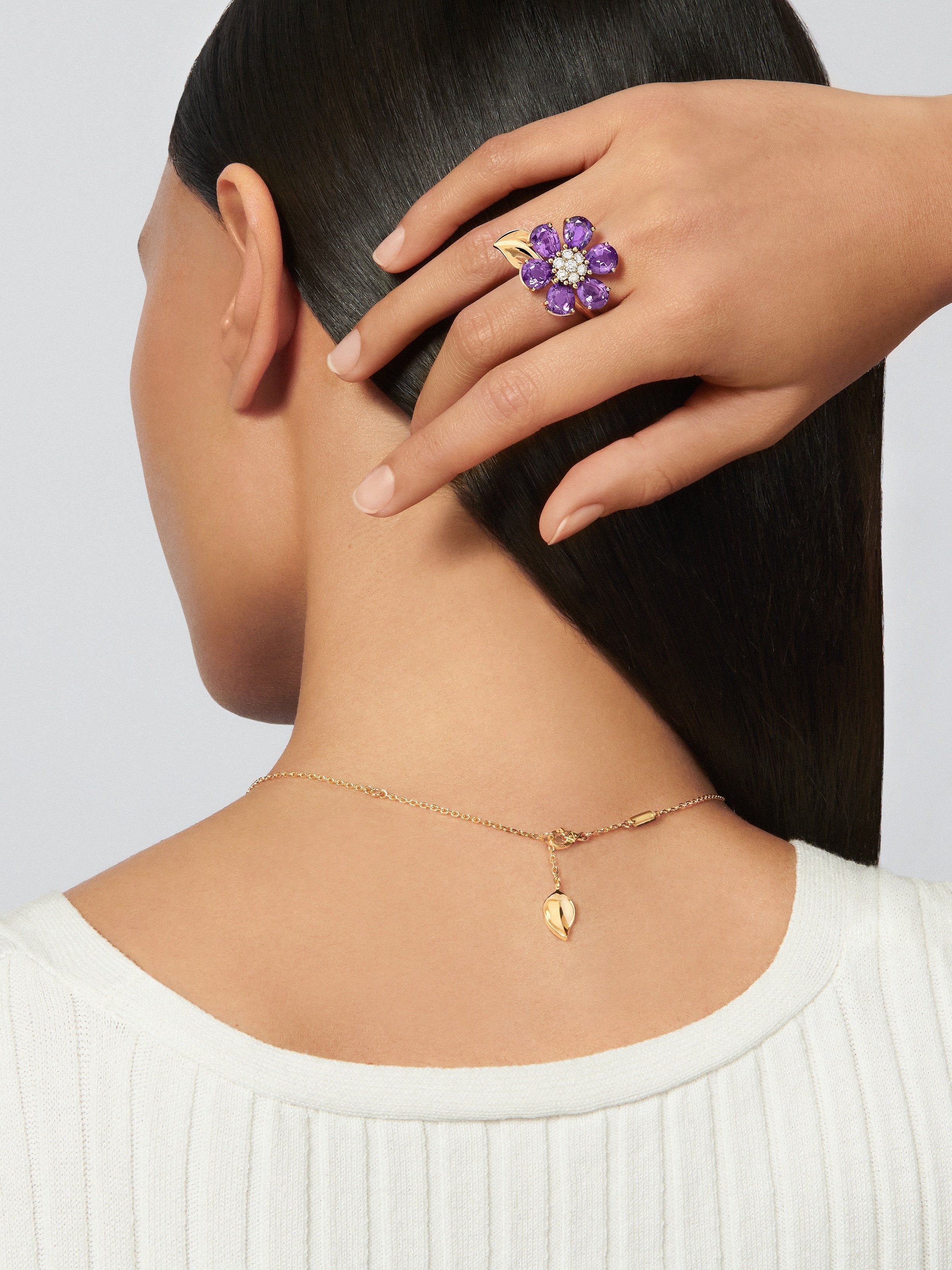 Bague Fleurs d'Hawaï