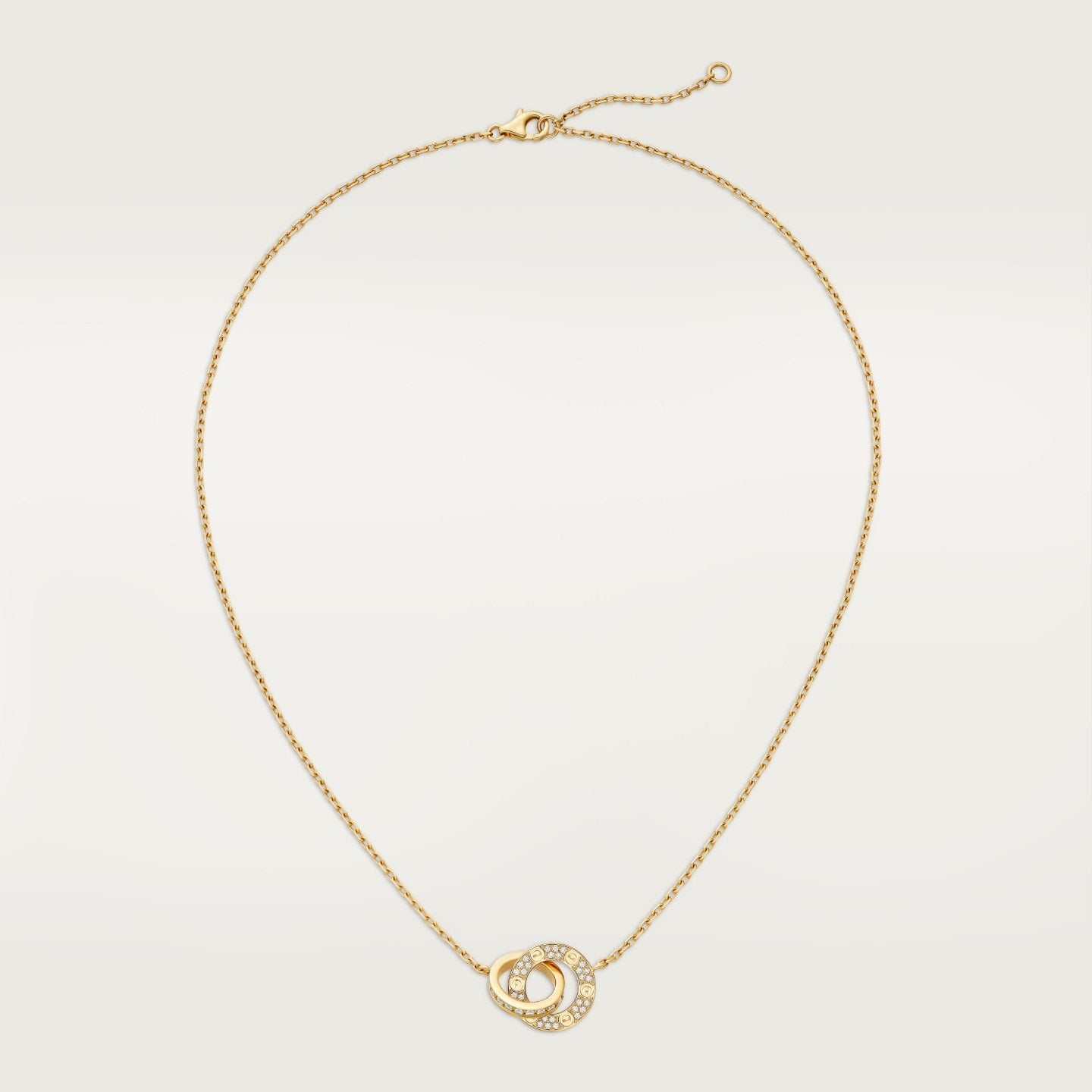 Pendentif LOVE, pavé