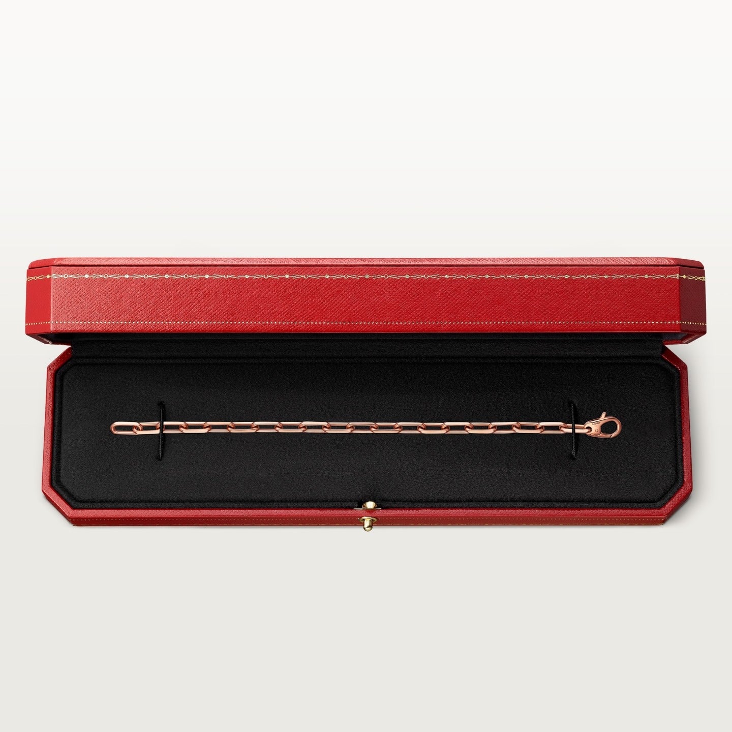Bracelet Santos de Cartier, chaîne, moyen modèle