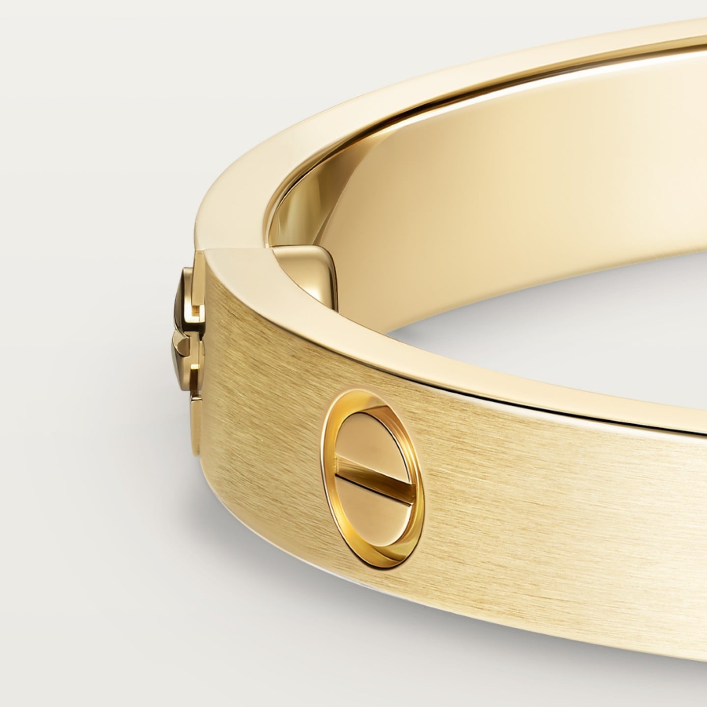 Bracelet LOVE, modèle classique, finition brossée