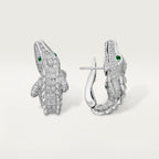 Boucles d'oreilles Faune et Flore de Cartier, pavées