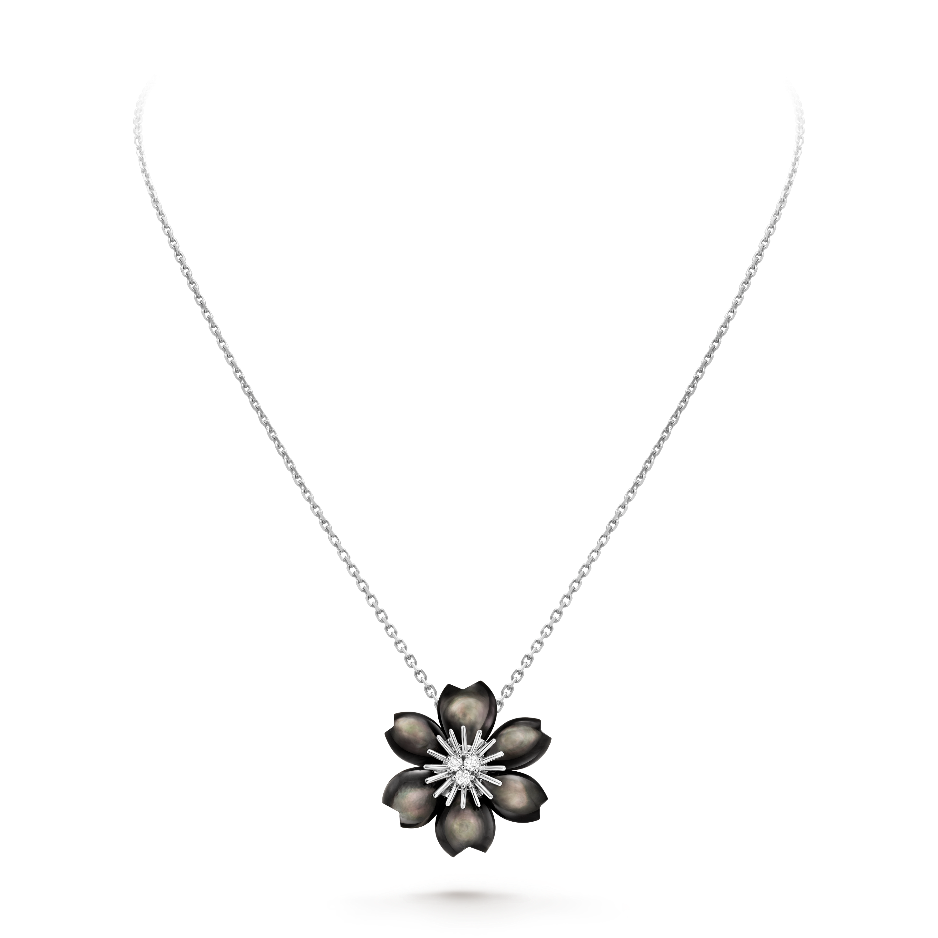 Pendentif Rose de Noël, mini modèle