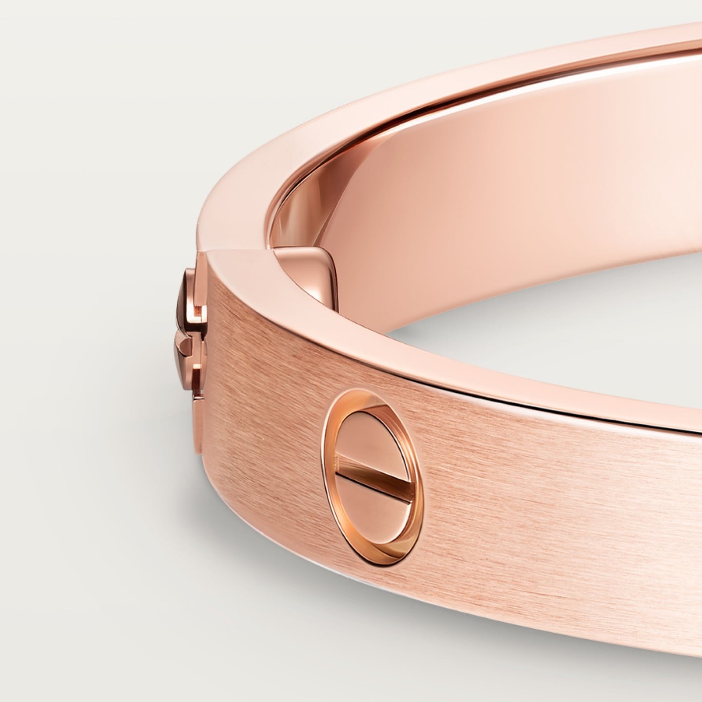 Bracelet LOVE, modèle classique, finition brossée