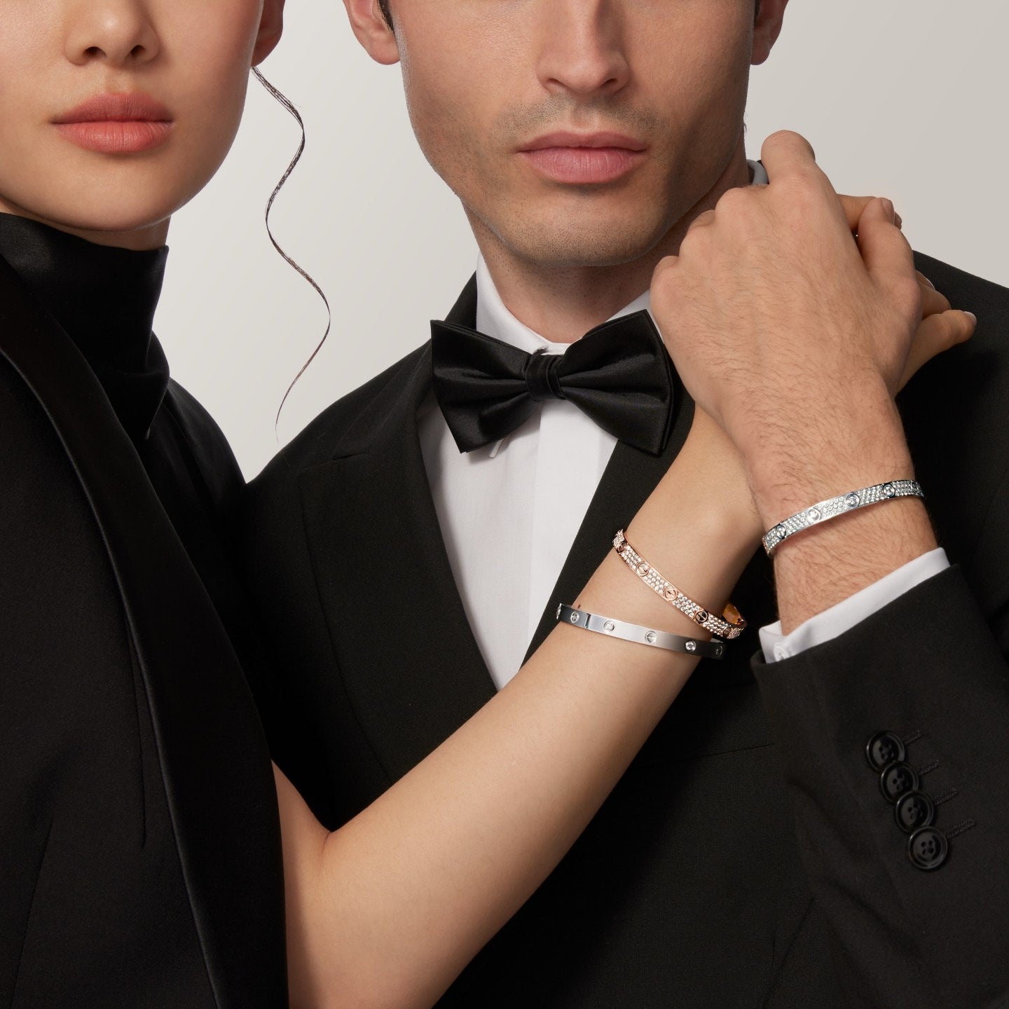 Bracelet LOVE, modèle classique, pavé