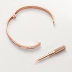 Bracelet LOVE, modèle classique, pavé, 10 diamants