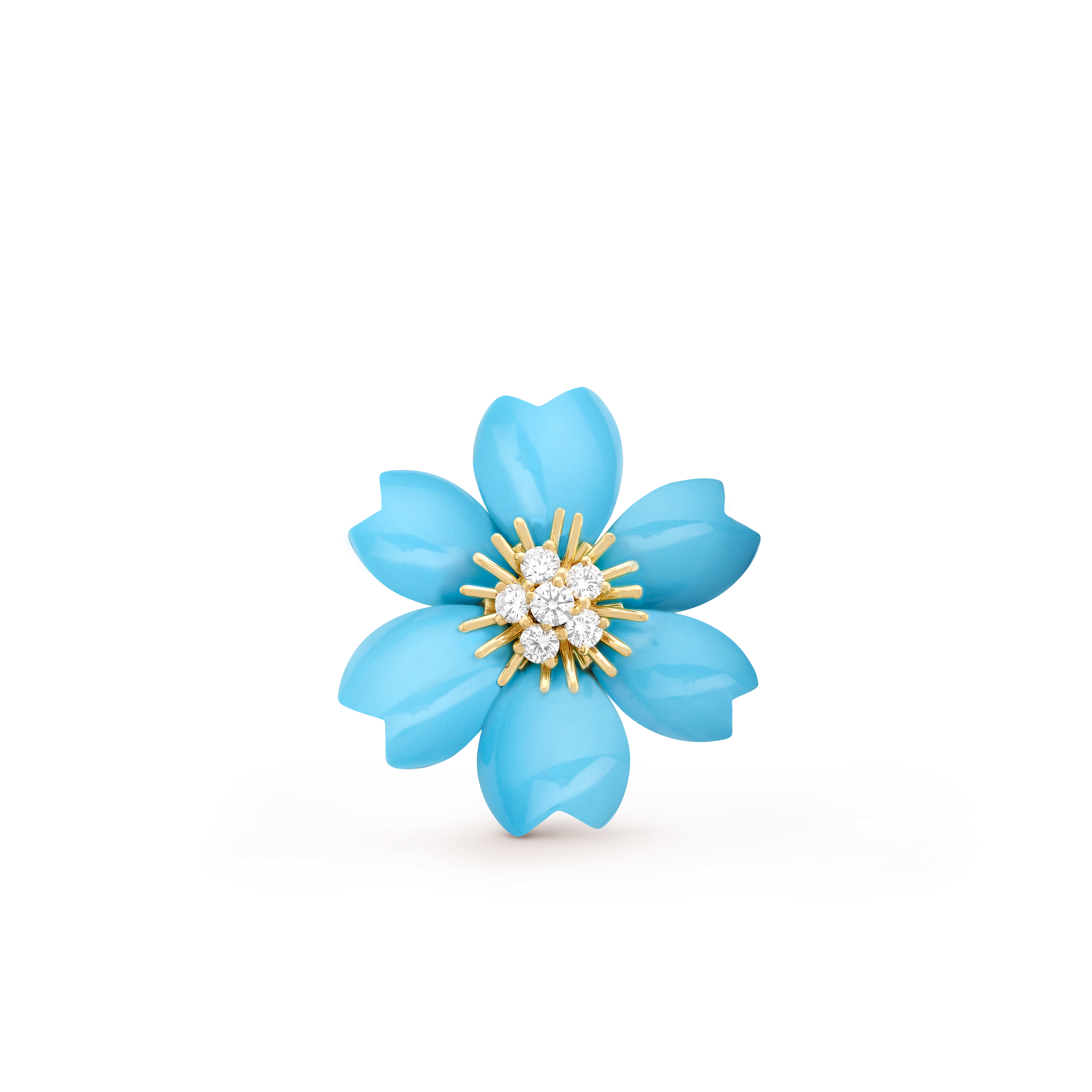 Clip pendentif Rose de Noël petit modèle