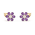 Boucles d'oreilles Fleurs d'Hawaï